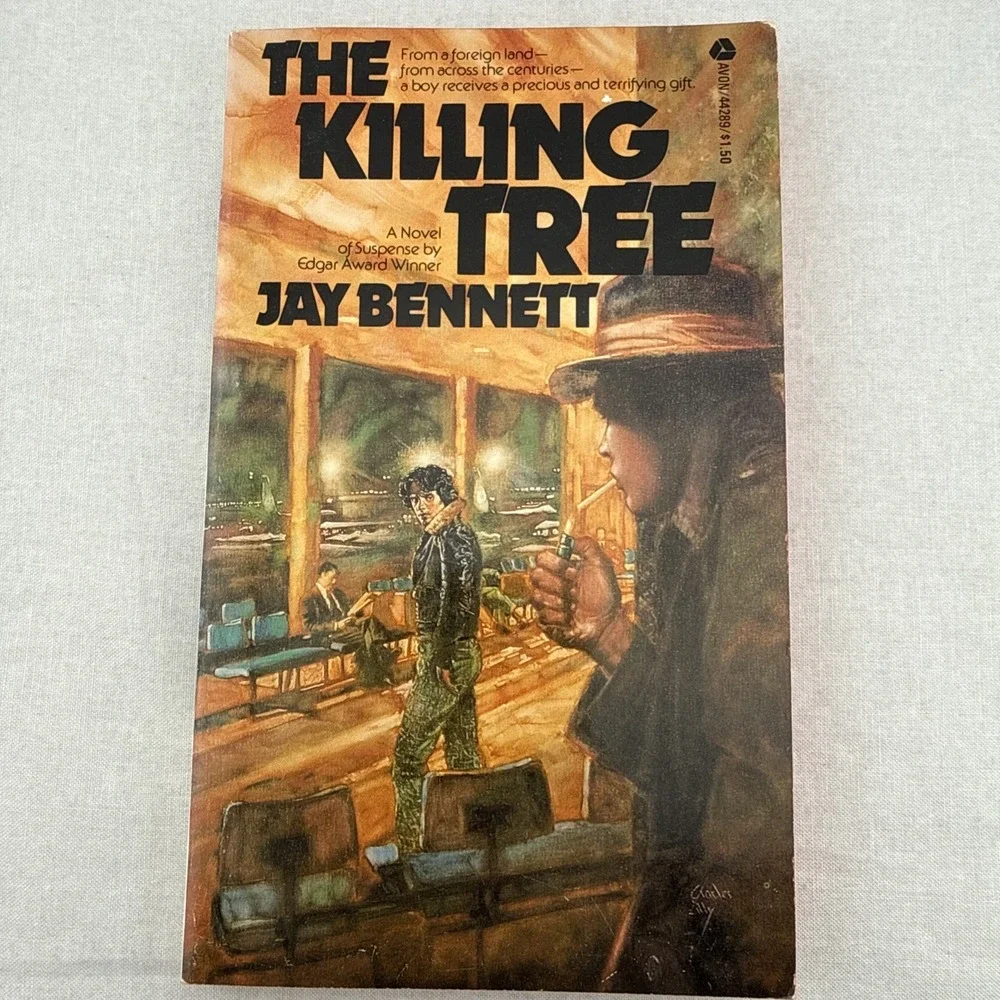 The Killing Tree by Jay Bennett SIGNED 1972 1st Ed Avon Vintage Horror Paperback
